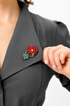 Платье 1318-1 графит Anastasia