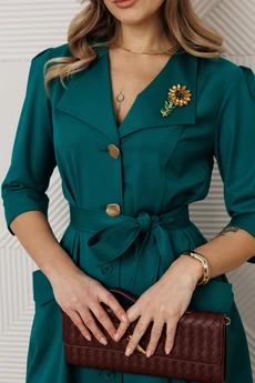 Платье 1318-1 изумруд Anastasia