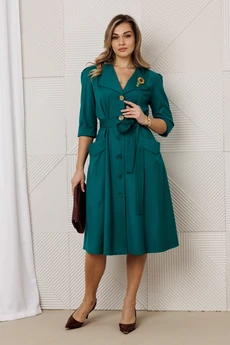 Платье 1318-1 изумруд Anastasia
