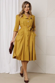 Платье 1318-1 медовый Anastasia