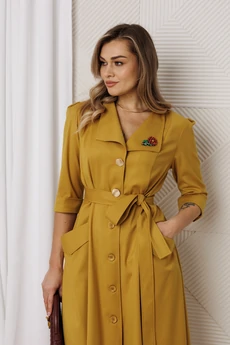 Платье 1318-1 медовый Anastasia