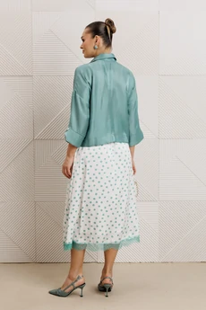 Костюм с юбкой 1322 мята Anastasia