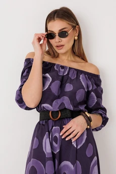 Платье 1327 фиолетовый Anastasia