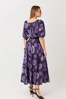 Платье 1327 фиолетовый Anastasia