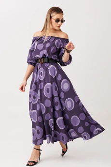 Платье 1327 фиолетовый Anastasia