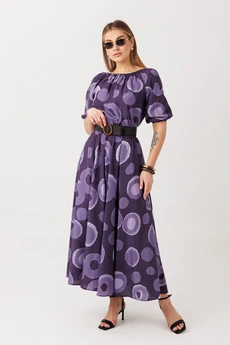 Платье 1327 фиолетовый Anastasia