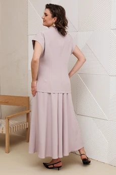 Костюм с юбкой 1329 пудра Anastasia