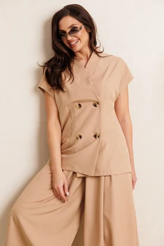 Костюм брючный 1330 бежевый Anastasia