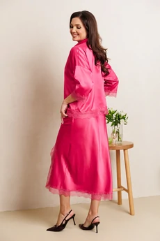 Костюм с юбкой 1331 фуксия Anastasia