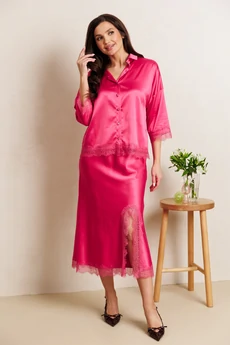 Костюм с юбкой 1331 фуксия Anastasia