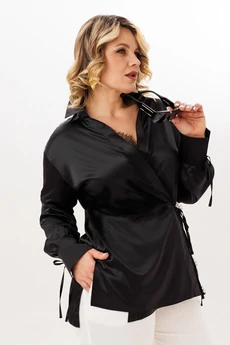 Блузка 1342 черничный Anastasia