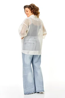 Жакет 1349 молочный Anastasia