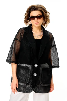 Жакет 1349 черный Anastasia