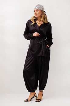 Костюм брючный 1353 черничный Anastasia