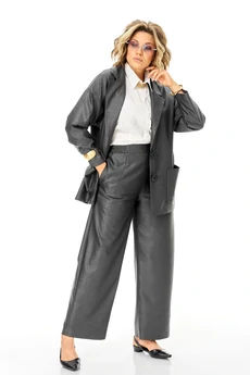 Костюм брючный 1397 графит Anastasia