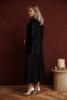 Костюм с платьем 1407 черный Anastasia