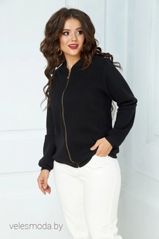 Бомбер 504 черный Anastasia