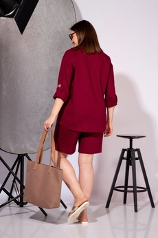 Костюм с шортами 798 бордо Anastasia