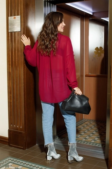 Блузка 963 винный Anastasia