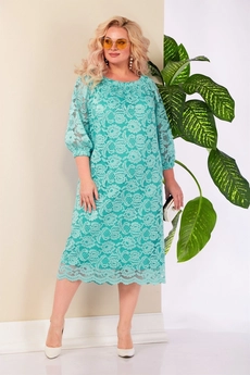 Платье 977 бирюза Anastasia