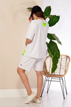 Костюм с шортами 996 белый Anastasia