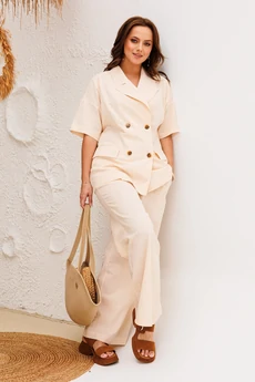 Костюм брючный 997 пшеничный Anastasia