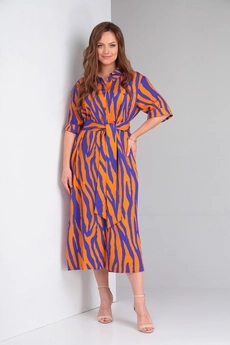 Платье 002 фиолетовый Andrea Fashion