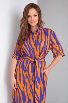 Платье 002 фиолетовый Andrea Fashion