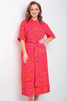 Платье 002 фуксия Andrea Fashion