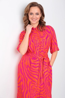 Платье 002 фуксия Andrea Fashion