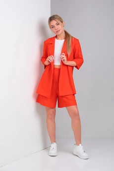 Костюм с шортами 006 оранжевый Andrea Fashion