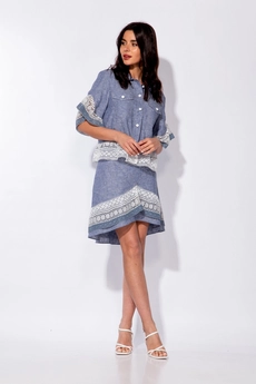 Костюм с юбкой 2235 Andrea Fashion