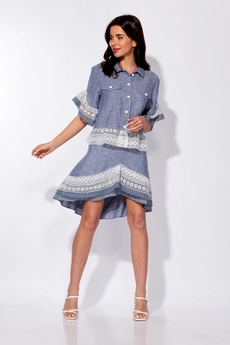 Костюм с юбкой 2235 Andrea Fashion