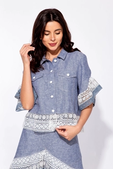 Костюм с юбкой 2235 Andrea Fashion