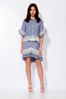 Костюм с юбкой 2235 Andrea Fashion