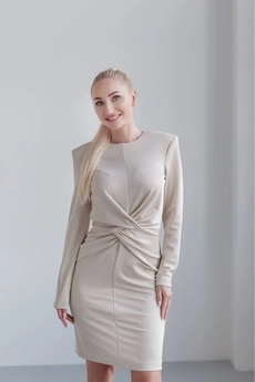 Платье 2265 шампань Andrea Fashion