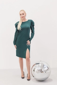 Платье 2266 темно-зеленый Andrea Fashion