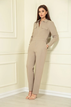 Комбинезон 126 капучино Andrea Fashion