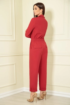 Комбинезон 126 красный Andrea Fashion