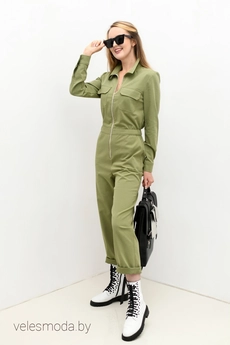 Комбинезон 026-1 зеленый Andrea Fashion