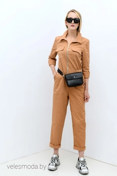 Комбинезон 026-1 карамель Andrea Fashion