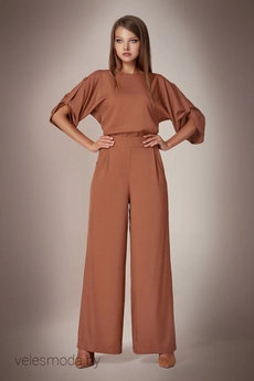 Комбинезон 035-3 шоколад Andrea Fashion