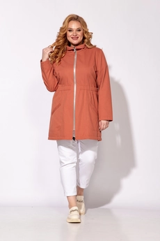Плащ 2218 терракот Andrea Style