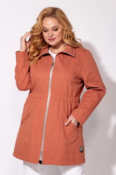 Плащ 2218 терракот Andrea Style