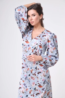 Платье 1045 голубой Anelli