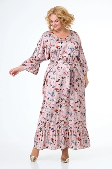 Платье 1071 розовый Anelli