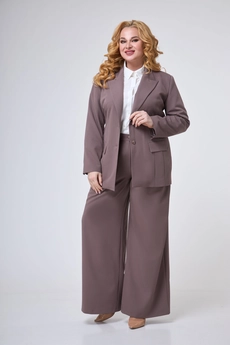 Костюм брючный 1170 светлый кофе Anelli