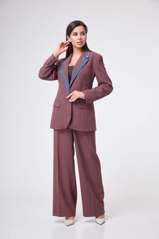 Костюм брючный 1171 гусиная лапка Anelli