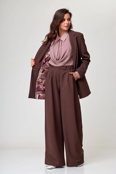 Костюм брючный 1187 капучино Anelli