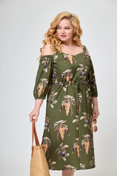 Платье 1241 аспарагус Anelli
